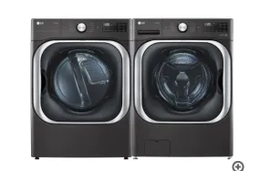 LG 29 Inch Wide 5.2 Cu. Ft. Front Load Washer and 9 Cu. Ft. Front Load Electric Dryer Laundry Pair with Smart Pairing
Model: WM8900HBA-DLEX8900B