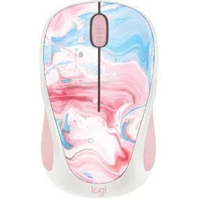 Logitech Design Collection Limited Edition Wireless 3-button Ambidextrous Mouse with Colorful Design