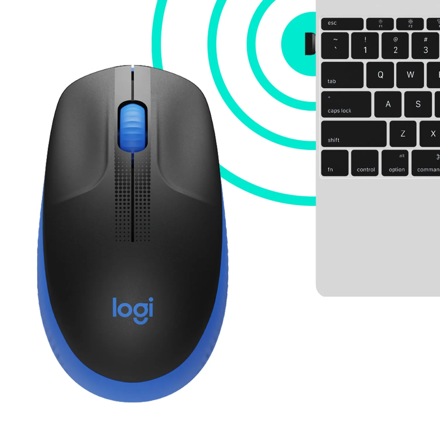 Logitech Mouse M190 - Blue