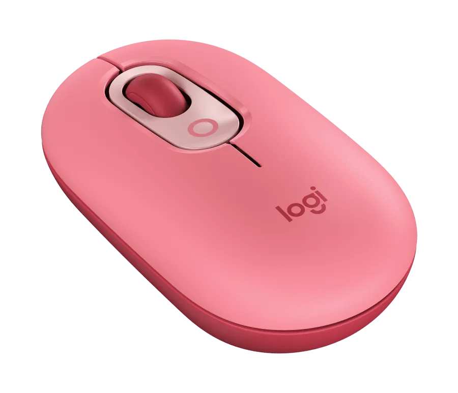 Logitech POP Wireless Mouse Cute and Colorful with Custom Emoji Button for Computer PC Laptop Tablet (Pink, Purple, Yellow)