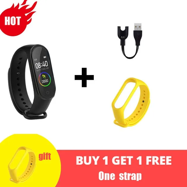 M4 Smart Silicone Watchs Sport Wristbands For Women LED Screen Fitness Traker Bluetooth Waterproof Lady Watchs Sports Brand