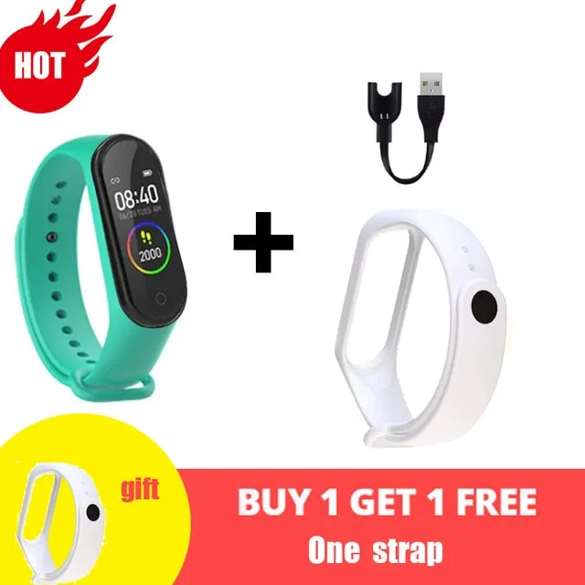 M4 Smart Silicone Watchs Sport Wristbands For Women LED Screen Fitness Traker Bluetooth Waterproof Lady Watchs Sports Brand