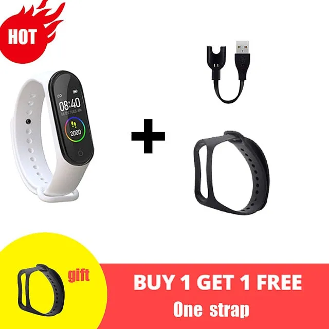 M4 Smart Silicone Watchs Sport Wristbands For Women LED Screen Fitness Traker Bluetooth Waterproof Lady Watchs Sports Brand