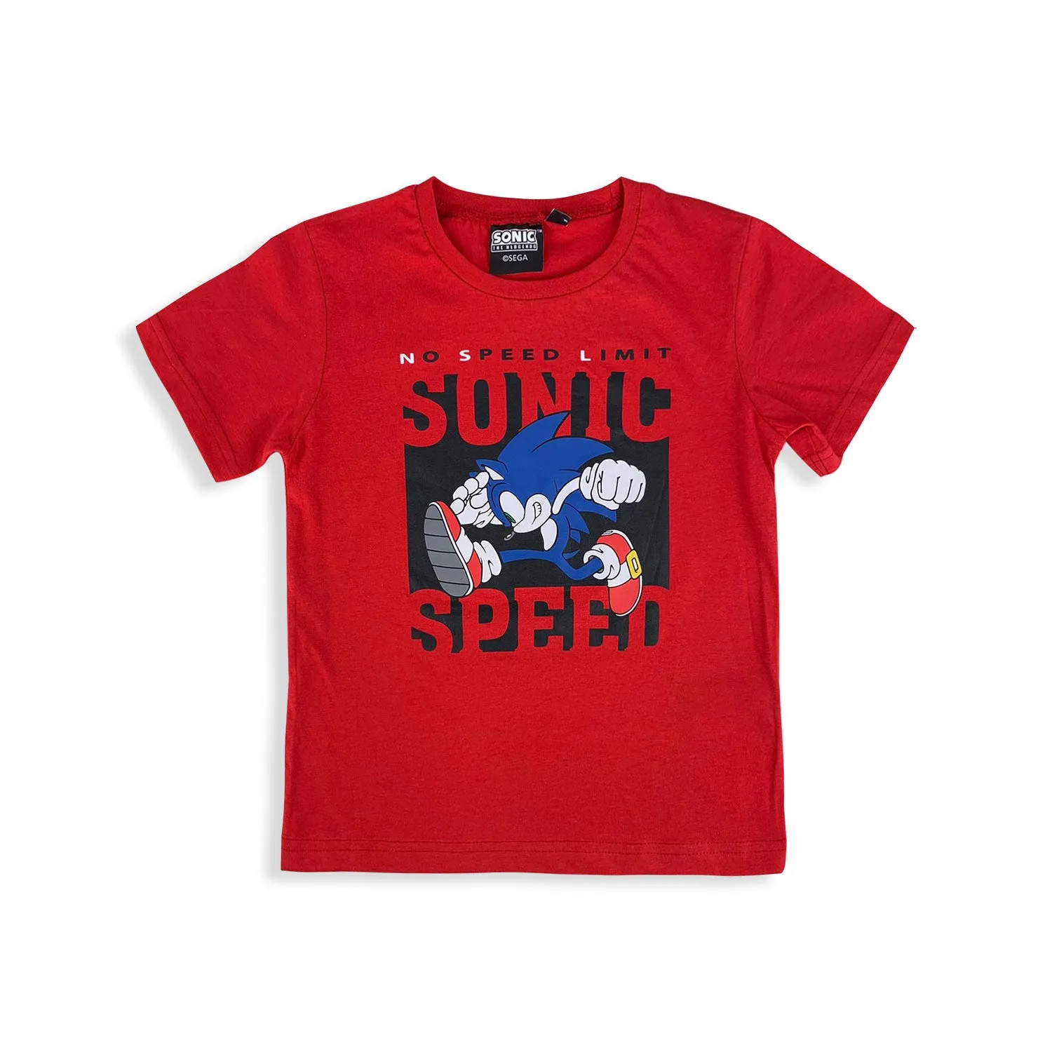 Maglietta Sonic t-shirt bambino maglia mezze maniche in cotone estivo 5430