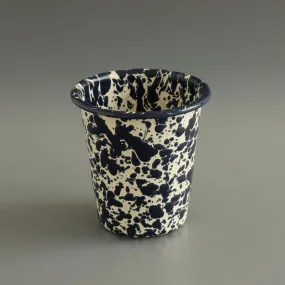 Marbled Enamel Tumbler Navy