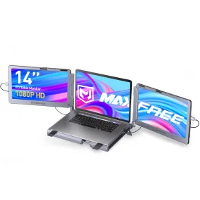 Maxfree F2 14" Triple Laptop Screen Extender