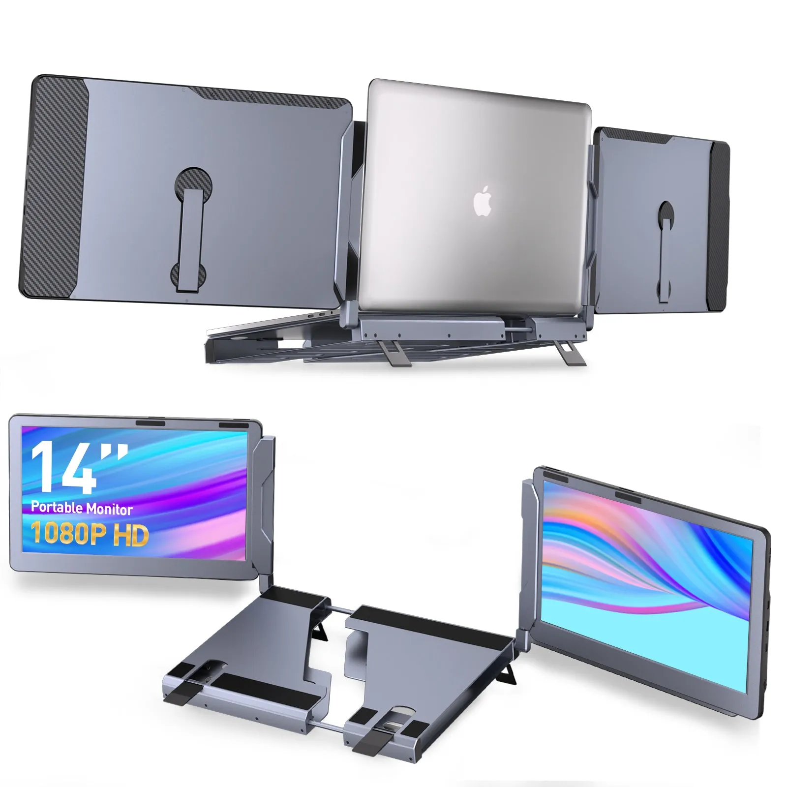 Maxfree F2 14" Triple Laptop Screen Extender