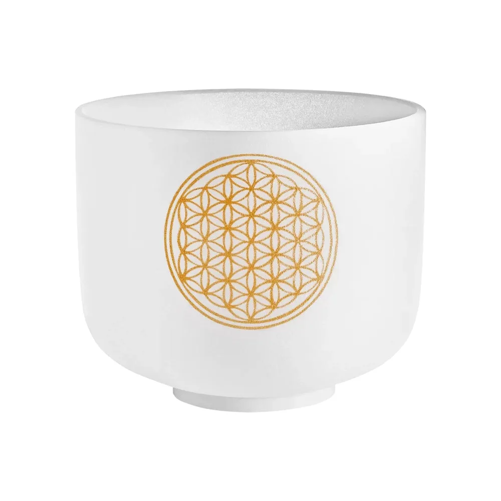 Meinl 8" Crystal 512 Hz Singing Bowl - Flower Of Life C4