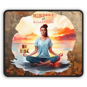 Mindset Is Everything Yoga Mouse Pad,Unique Gift For Meditation And Yoga Lover, Cute Yoga Mouse Pad, Mindful Yoga Gift, Yoga lover Mouse Pad, Yoga Instructor Gift, Gift For Yoga lovers, Gift For Yogi.