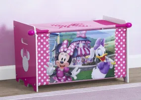 Minnie Mouse Toy Box with Retractable Fabric Top