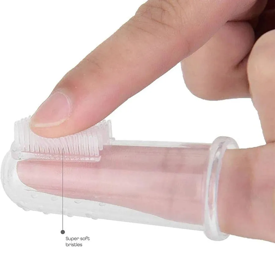 Moon Fingertip Baby Silicone Toothbrush