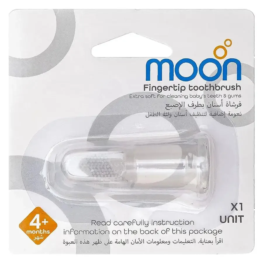 Moon Fingertip Baby Silicone Toothbrush