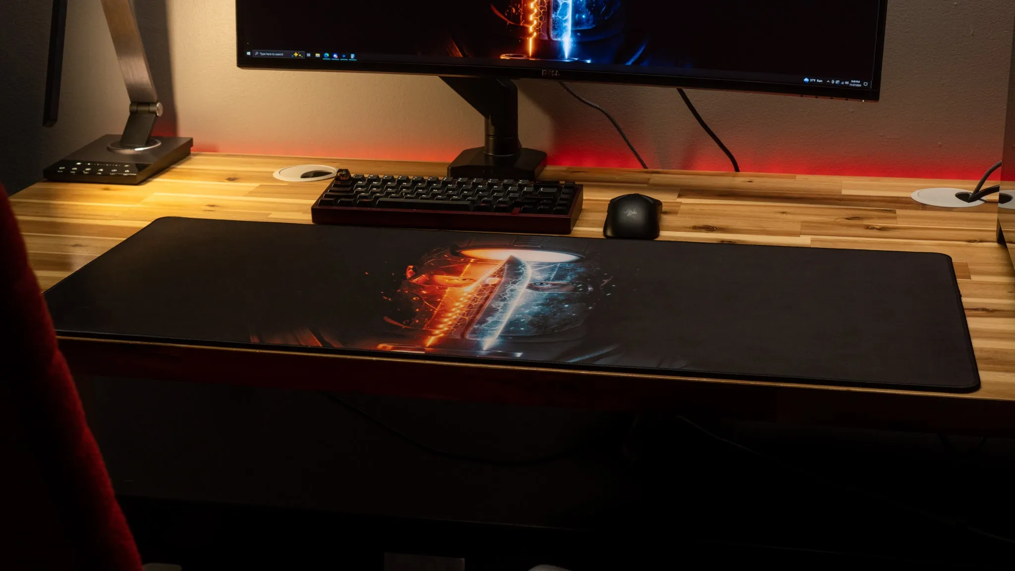 Motion "Fire and Ice" Limited Edition Content Creator Collaboration Rust Gaming Deskmat Mouse Pad