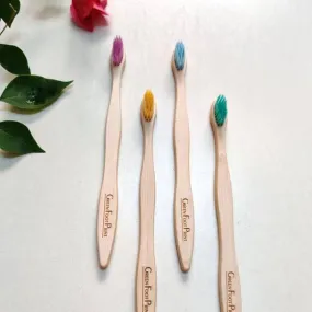 Natural Bamboo Toothbrush - Pack of 2