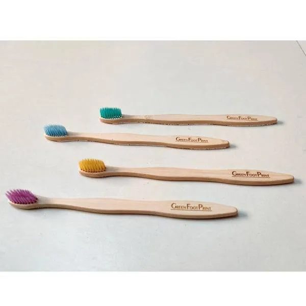 Natural Bamboo Toothbrush - Pack of 2