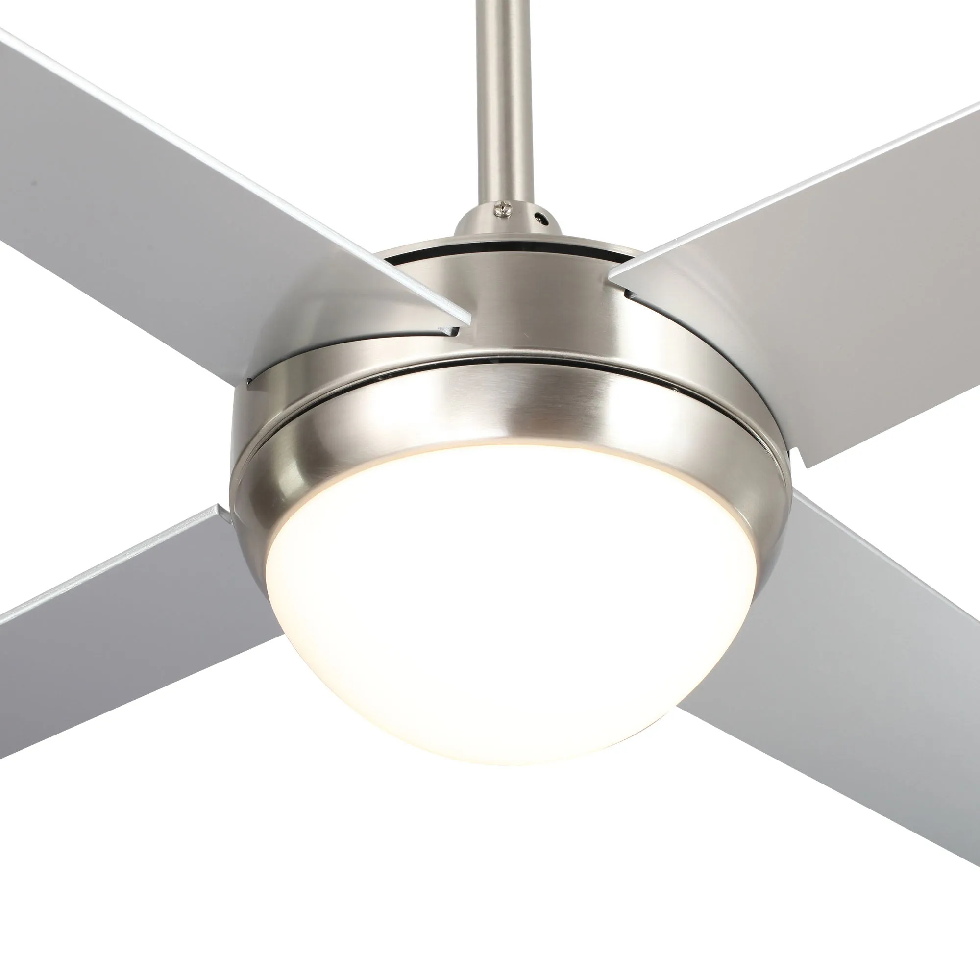 Nova Modern Smart Ceiling Fan with LED Light 48 inch