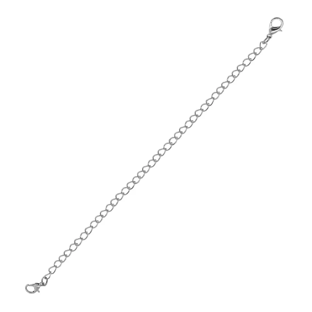 Obsession Necklace Extender Encased in 18k White Gold - 150mm