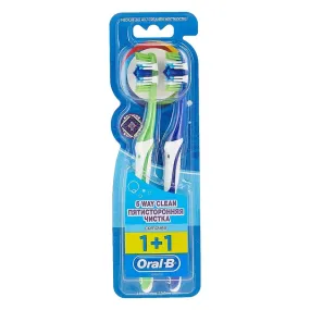 Oral-B Complete 5 Way Clean 40 Medium Toothbrush, Assorted Pack of 1 1