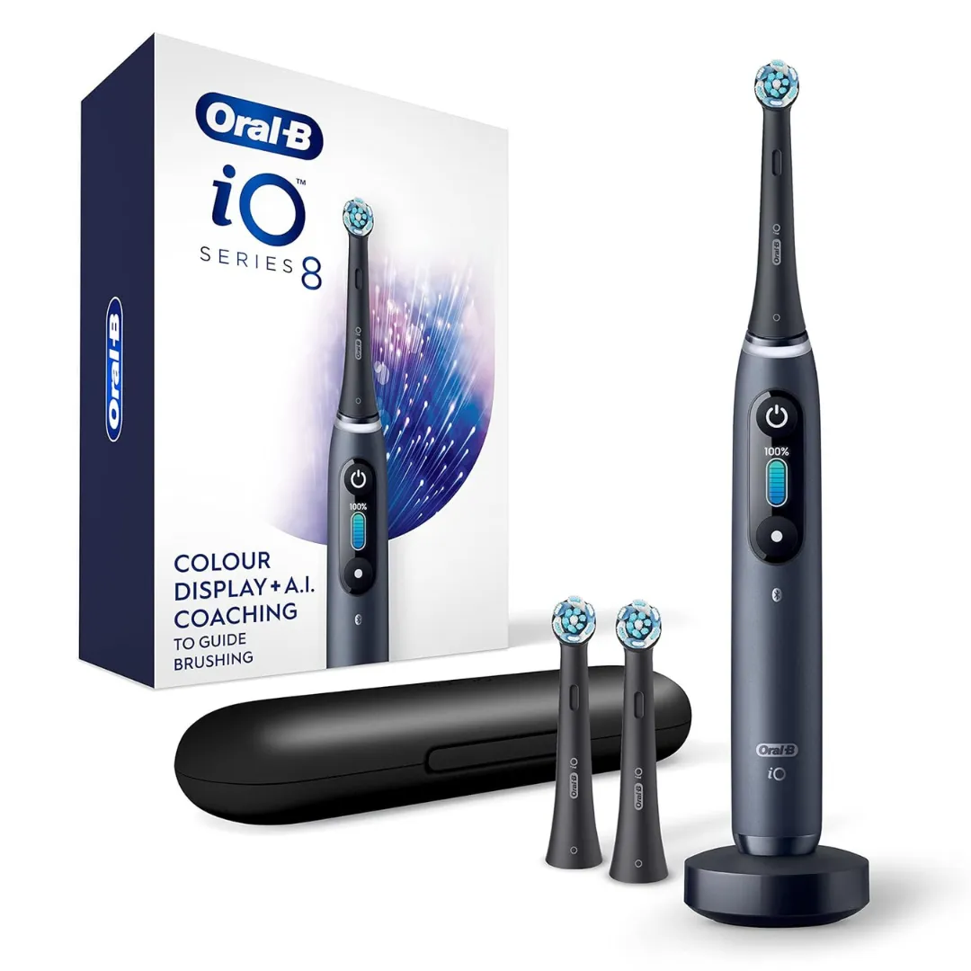 Oral-B iO Series 8 Electric Toothbrush With 2 Replacement Brush Heads