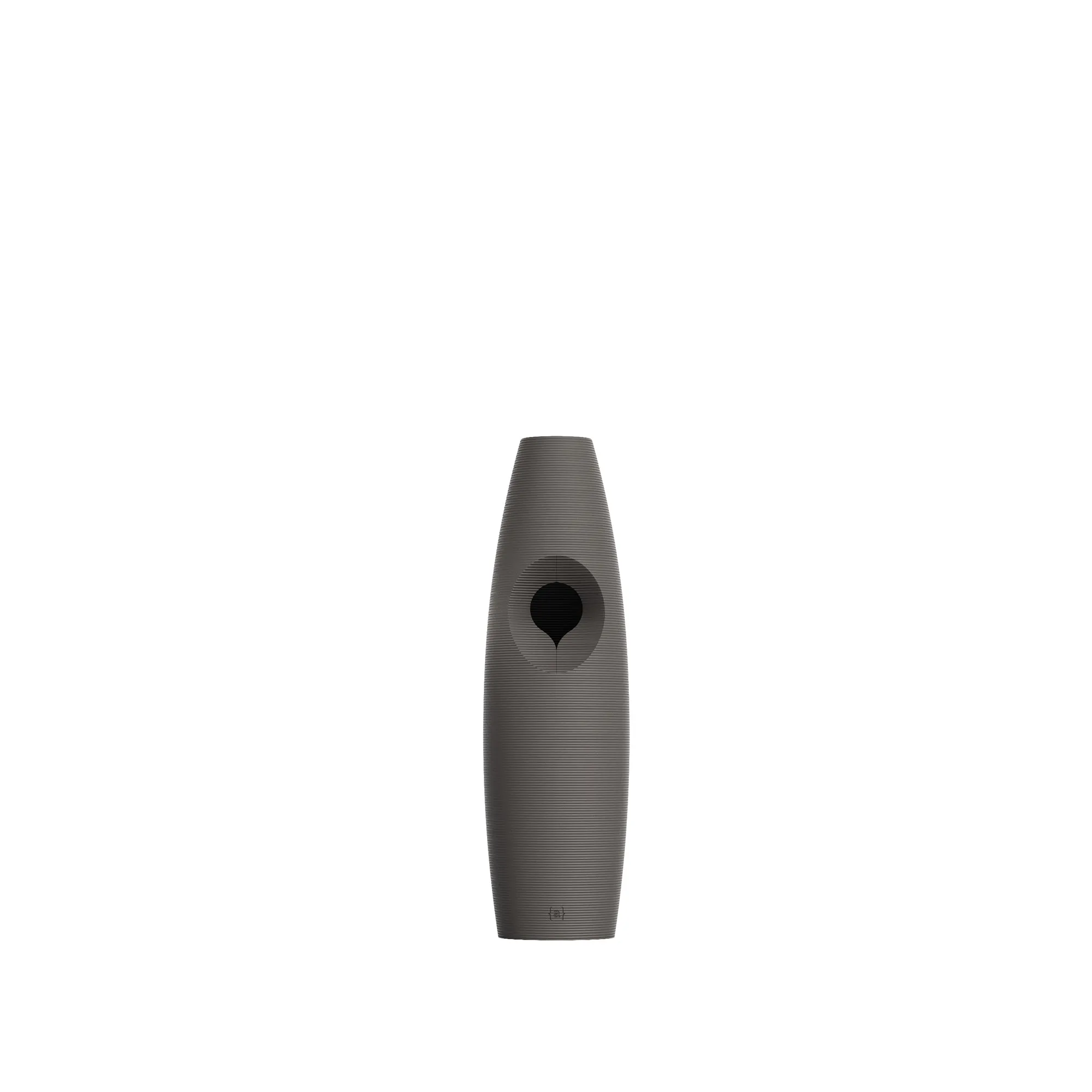 Ordo {access}ories Handle - Charcoal Curved Medium Smooth