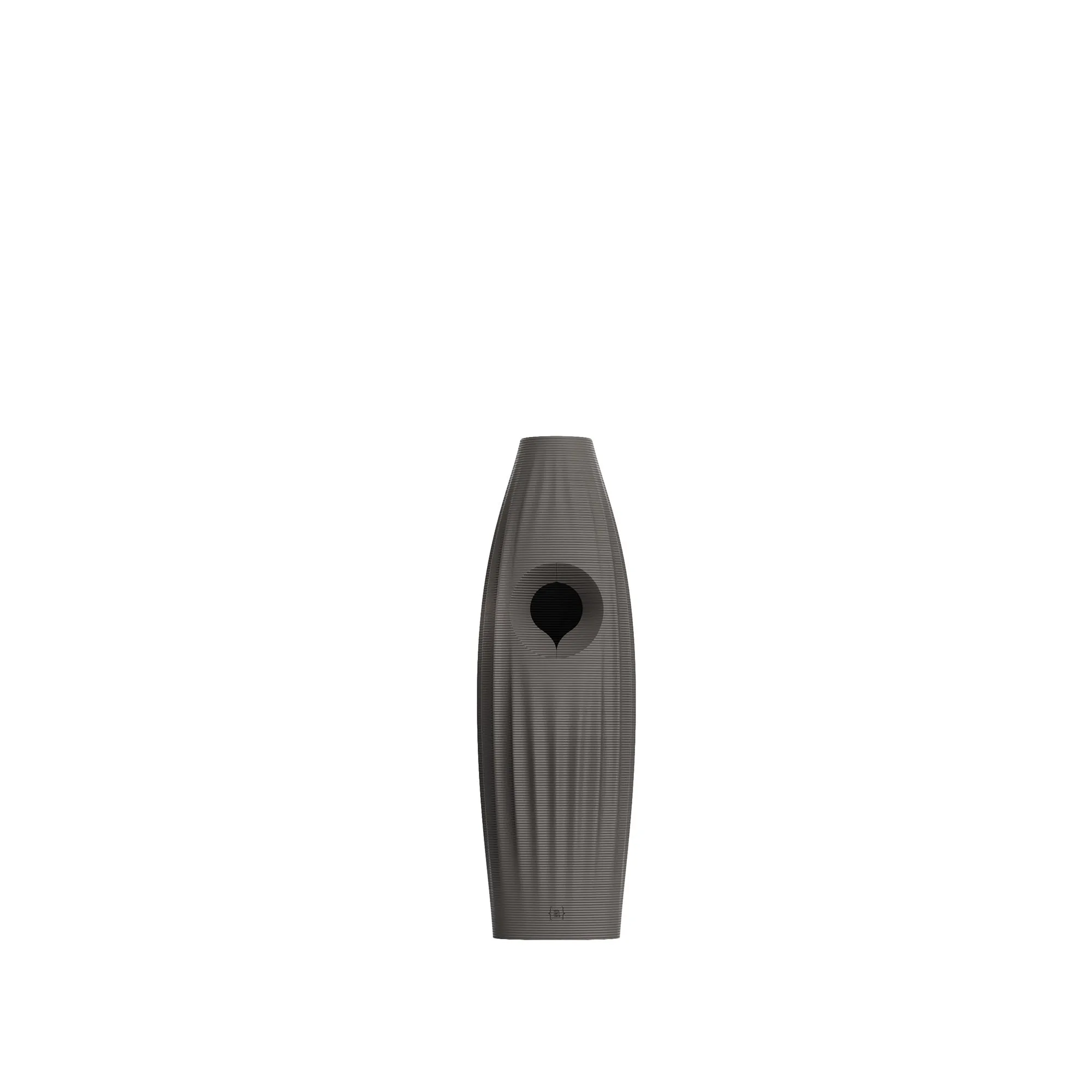 Ordo {access}ories Handle - Charcoal Hemispherical Medium Vertical