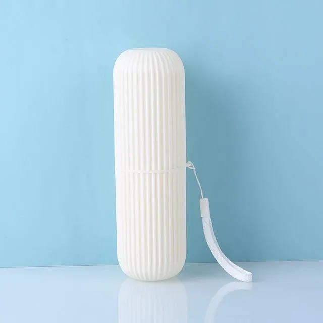 Pastel Portable Travel Toothbrush Case