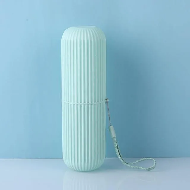 Pastel Portable Travel Toothbrush Case