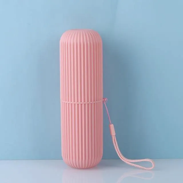 Pastel Portable Travel Toothbrush Case