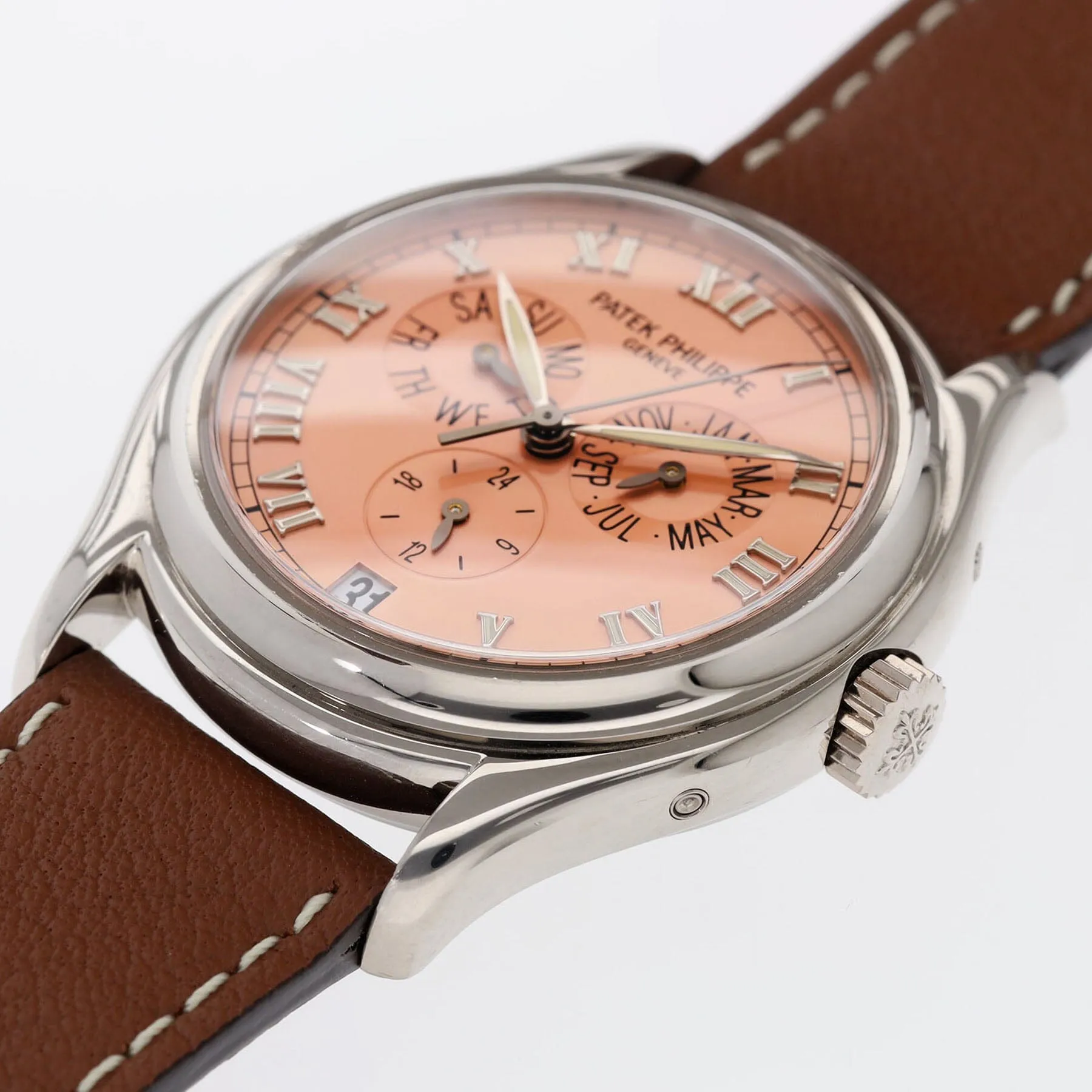 Patek Philippe Annual Calendar 5035 Salmon Dial in White Gold