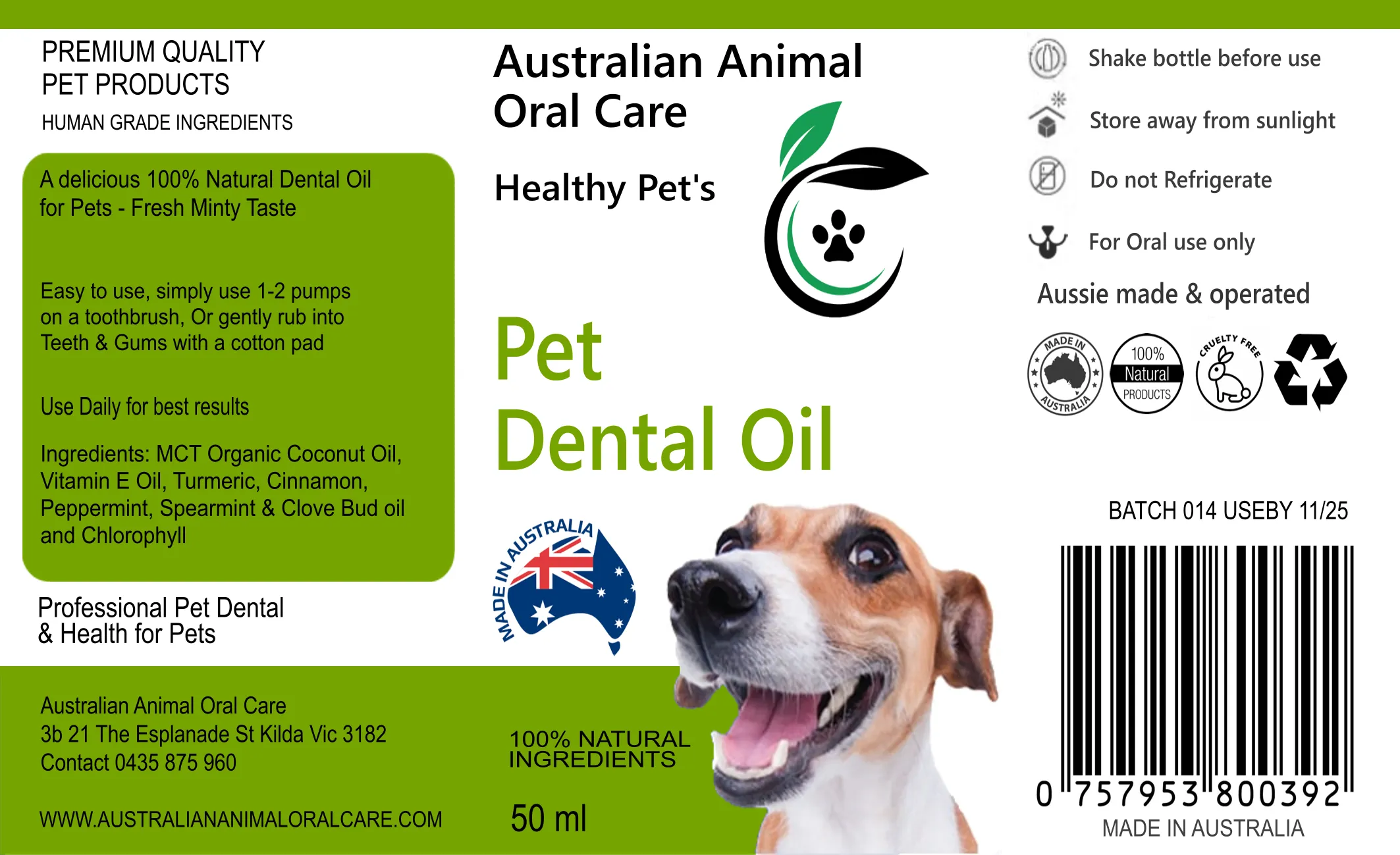 Pet Dental Oil