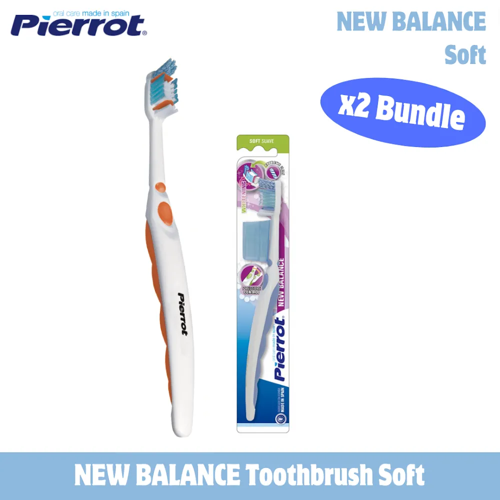 Pierrot New Balance Toothbrush (Bundle of 2)