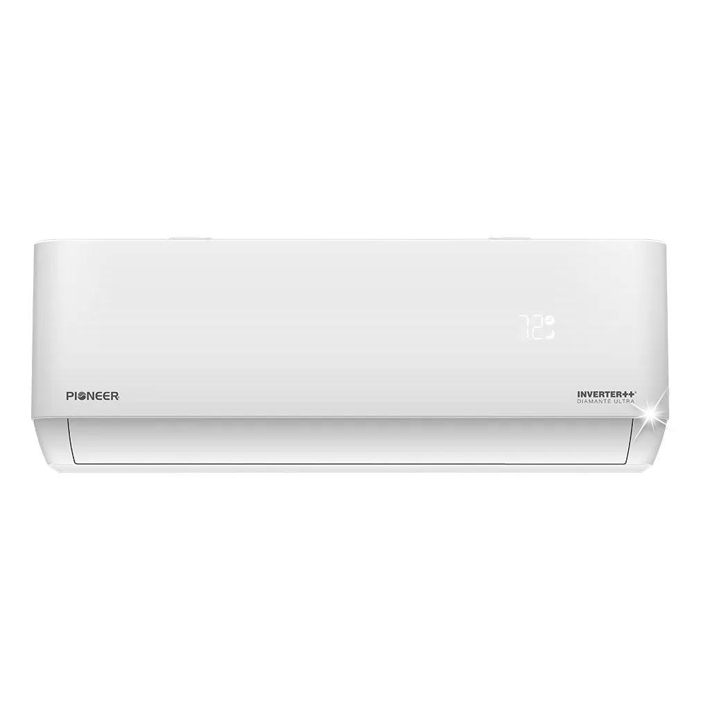 Pioneer® Diamante Ultra 24,000 BTU 20 SEER Wi-Fi Ductless Mini-Split Inverter   Air Conditioner Heat Pump Full Set with 16 Ft. Kit - 230V