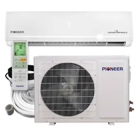 Pioneer® Hyperformance™ 9,000 BTU 25.5 SEER2 Ductless Mini Split Inverter   Wi-Fi Enabled Air Conditioner Hyper Heat Pump Full Set 230V - Clearance 💰