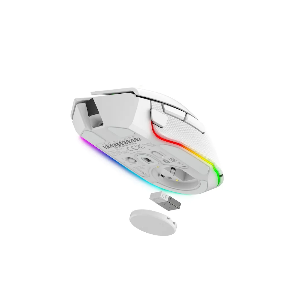 Razer Basilisk V3 Pro | Ergonomic Wireless Gaming Mouse (White)