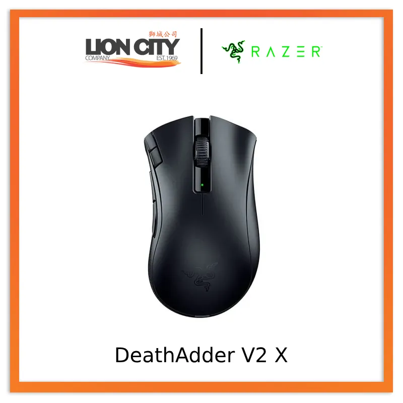 Razer DeathAdder V2 X HyperSpeed - Wireless Ergonomic Gaming Mouse