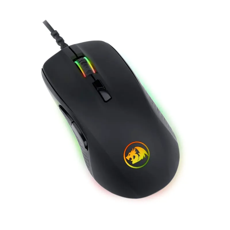 Redragon Stormrage 10000Dpi 7 Button Rgb Gaming Mouse - Black