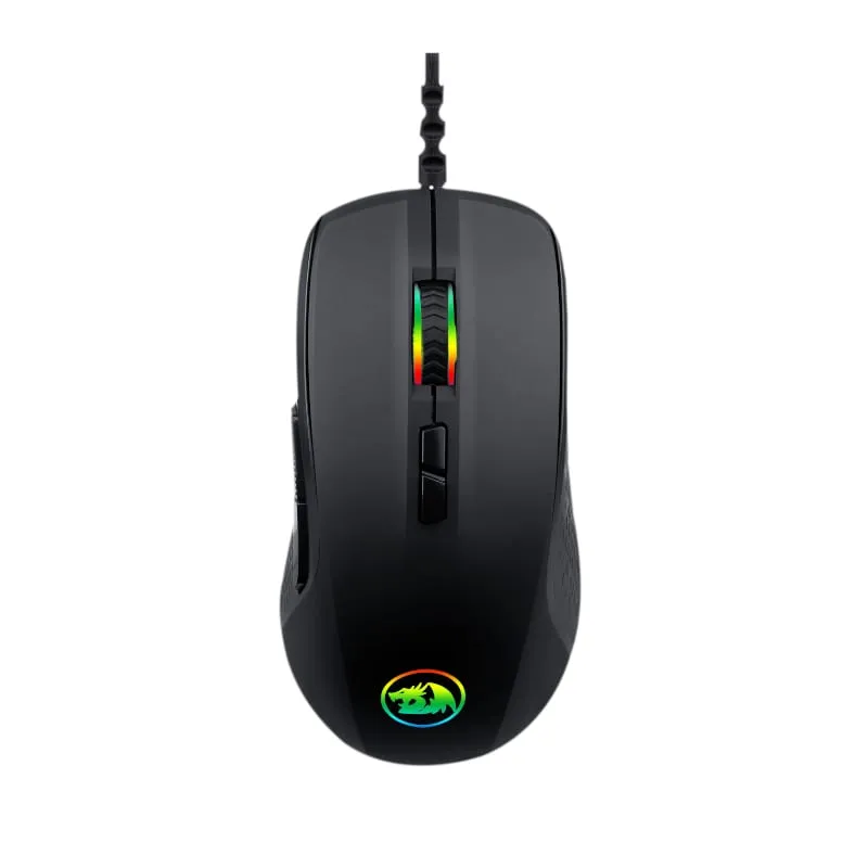 Redragon Stormrage 10000Dpi 7 Button Rgb Gaming Mouse - Black