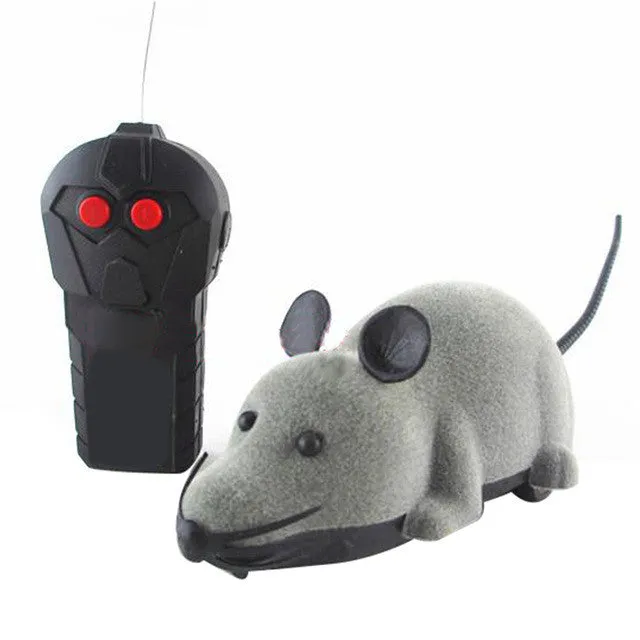 Remote Control Wireless controller RC Rat mouse mice hameln animal toys For Cat Dog kitten teaser playing Pet Toy Novelty Funny