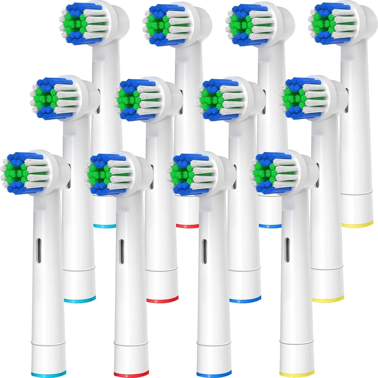 Replacement Toothbrush Heads Compatible With Oral-B Braun, 20 Pcs Electric Toothbrush Heads Brush Heads suitable for Oral B Replacement Heads Refill Pro 500/1000/1500/3000/3757/5000/7000/7500/8000