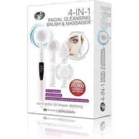 RIO 4in1 Facial Cleansing Brush and Massager x 1 piece