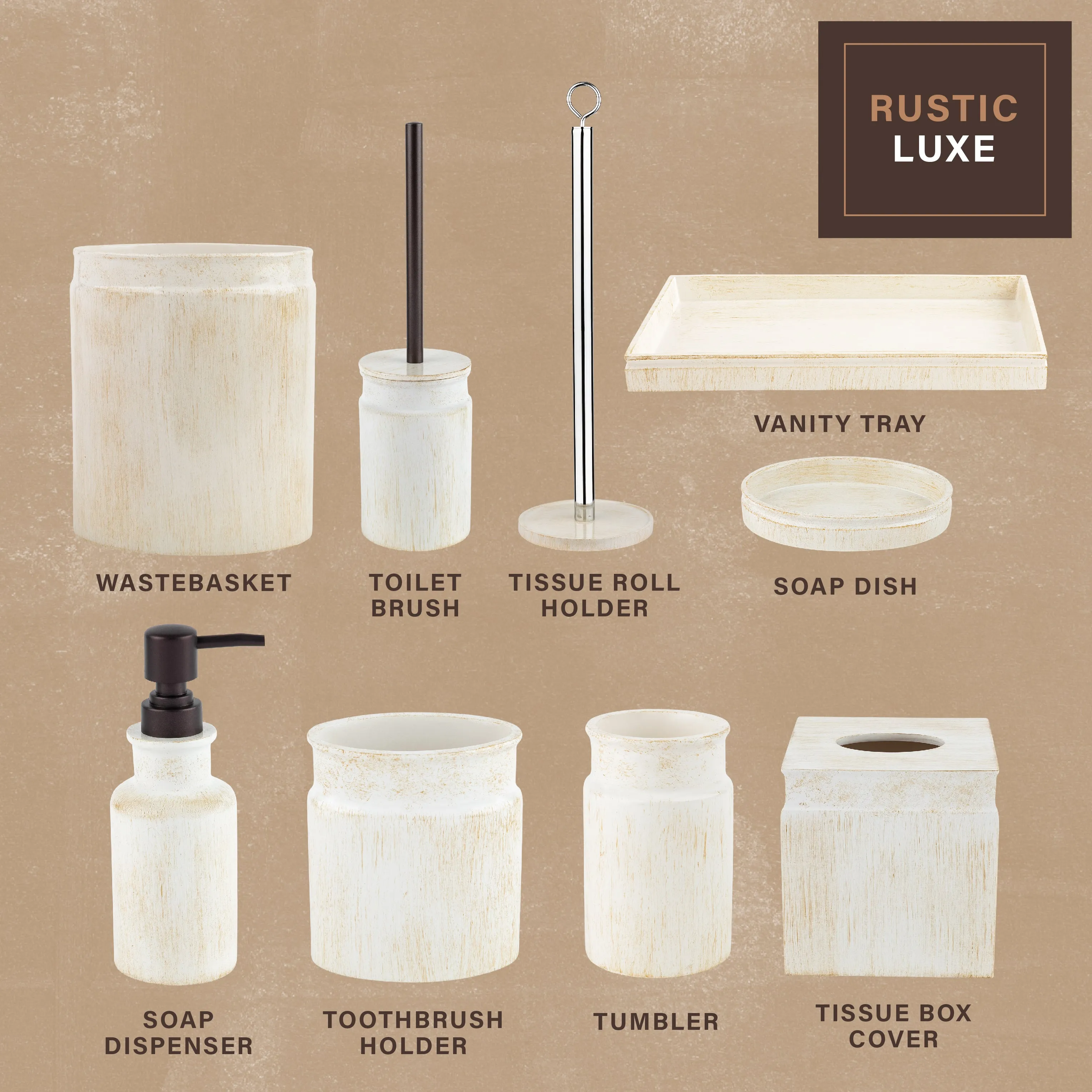 Rustic Luxe 6 Piece Set (Wholesale)