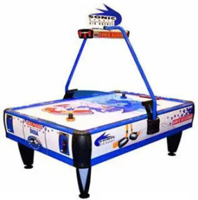 Sega Sonic Sports Air Hockey Table (2 & 4 Player) - Coin