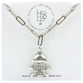 Silver Skull Necklace