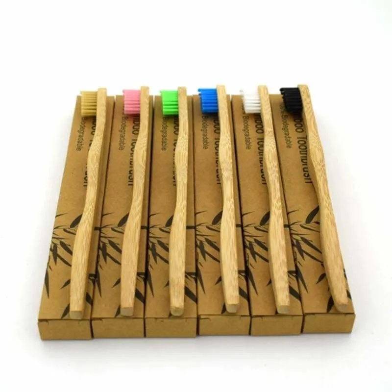 Soft bamboo toothbrush