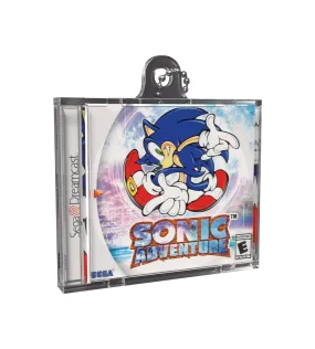 Sonic Adventure Game Case Keychain