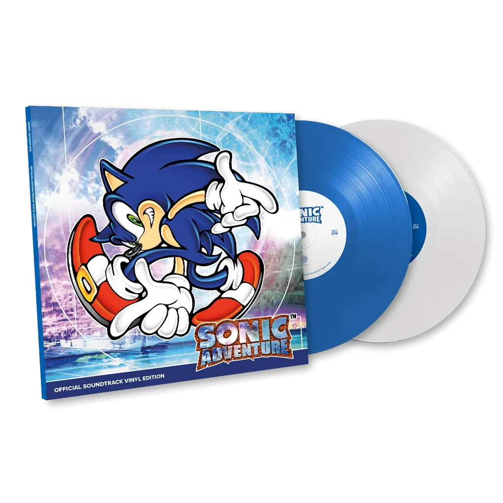 SONIC ADVENTURE Official Soundtrack Vinyl Edition First Pressing