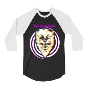 Sonic Demon - Hypnosis Demon Raglan - Black/White