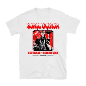 Sonic Demon - Psychic War Altar T-Shirt - White