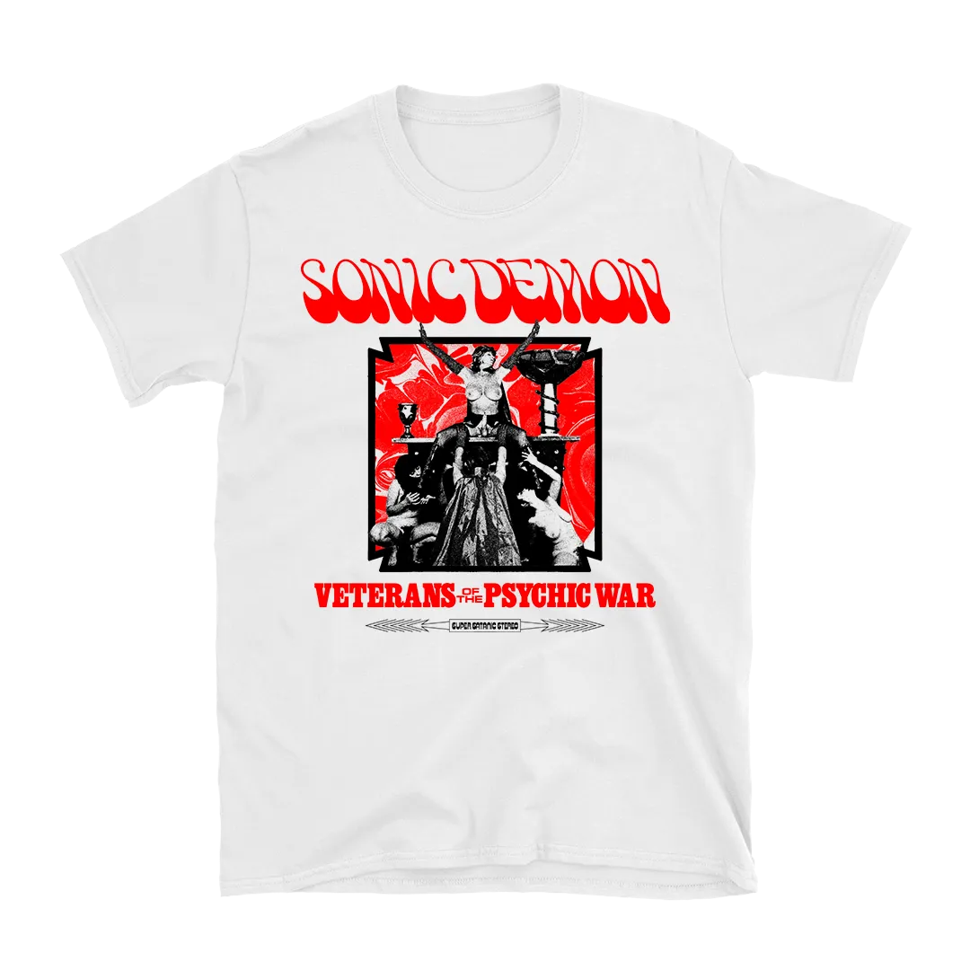 Sonic Demon - Psychic War Altar T-Shirt - White