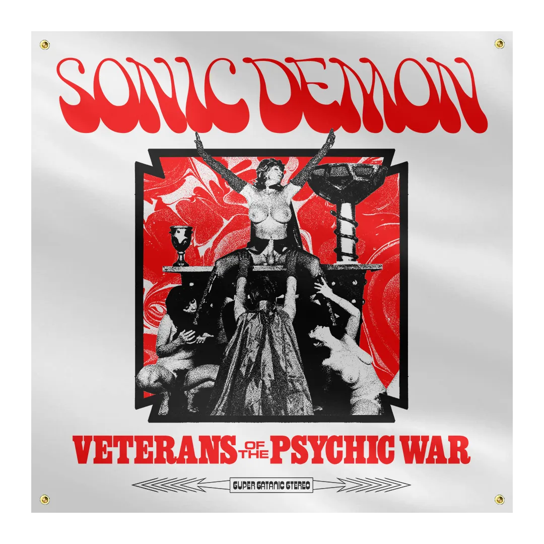 Sonic Demon - Psychic War Altar White Flag